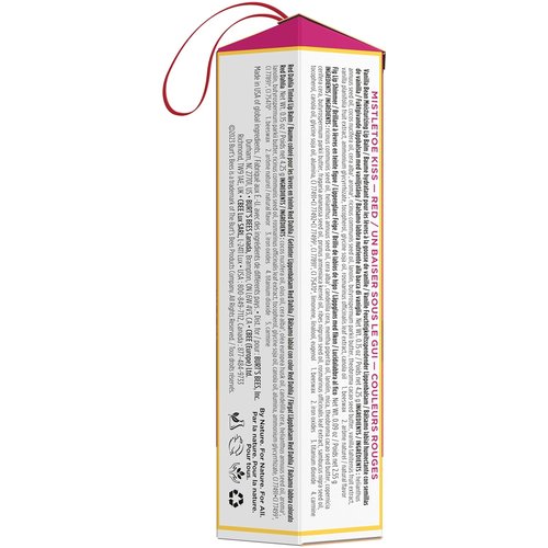 Burt's Bees Mistletoe Kiss Gift Set - Red | Vanilla Bean Lip Balm & Moisturizer