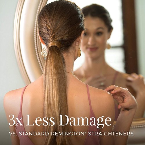 Remington S8598 SmartPro Straightener - Advanced Heat Technology | Sleek Grey Finish
