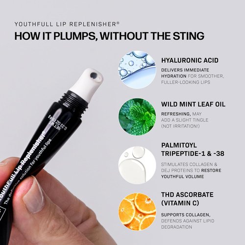 Revision Skincare YouthFull Lip Replenisher® - Moisturizing Lip Plumper with Hyaluronic Acid | Volumizing & Anti-Aging Benefits