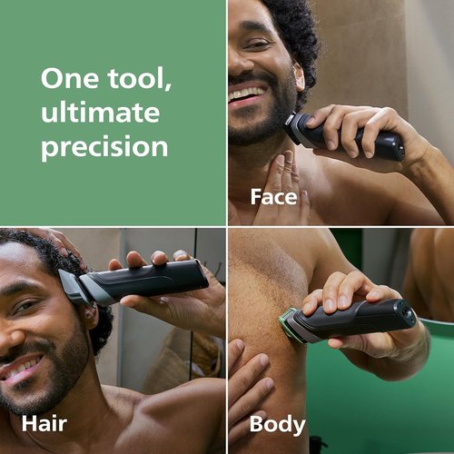 Philips Norelco 21-Piece All-in-One Trimmer 5000 Series - Electric Shaver & Clipper with Titanium Blades, 22 Length Settings (0.5-16 mm)