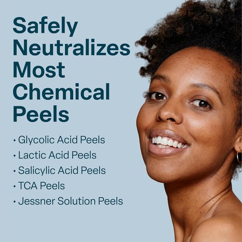 QRxLabs Chemical Peel Neutralizer Spray - pH Balancing Hydrating Toner for Glycolic Acid Peels - 2 Fl Oz