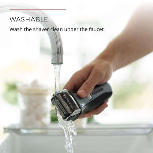 Remington F5 Foil Shaver - Cordless Electric Razor for Men with Pop-Up Trimmer | Lightweight Black Design