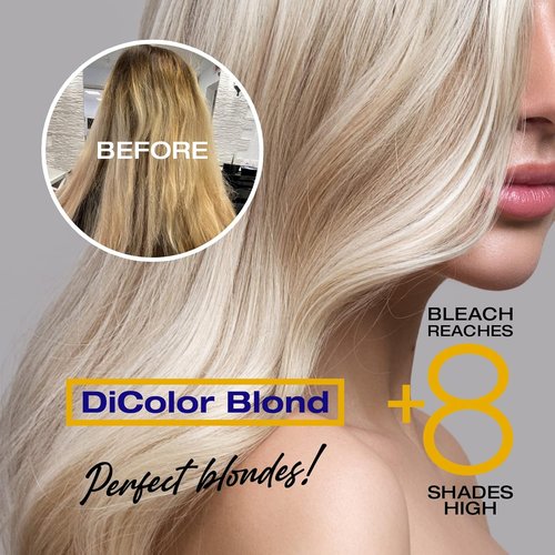 NK Professional Care DiColor Blonde - Bleaching Powder | Hair Lightener for Up to +8 Shades | 180g