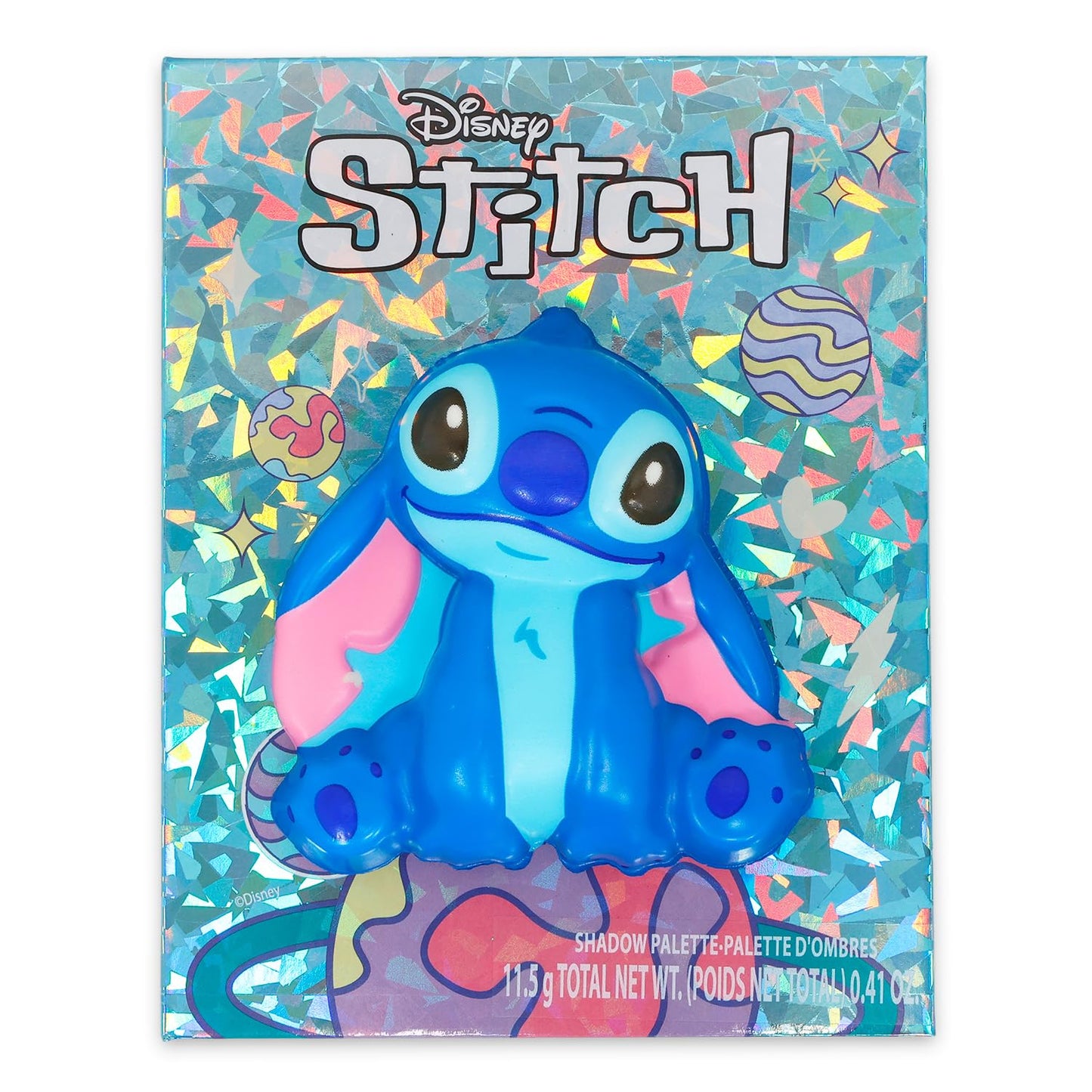 Stitch Eyeshadow Palette - 8 Color Makeup Kit with Stickers for Lilo and Stitch Dress-Up Parties