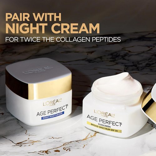L'Oreal Paris Age Perfect Collagen Expert Day Moisturizer - Anti-Aging Formula | 2.5 oz