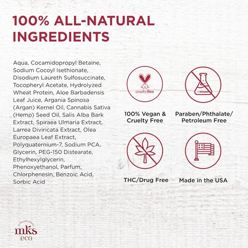 MKS Eco Nourish Shampoo - Cleanses & Strengthens Fine Hair - 25 fl oz | Vegan & Cruelty-Free with Argan Oil