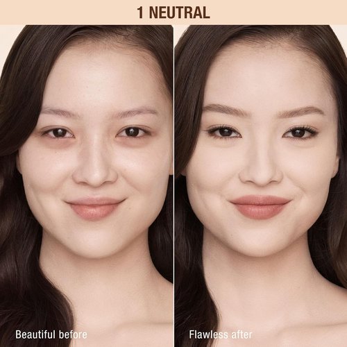 Charlotte Tilbury Airbrush Flawless Matte Foundation - Full Coverage Liquid Makeup for a Natural-Matte Finish | Waterproof & Pore-Blurring Formula