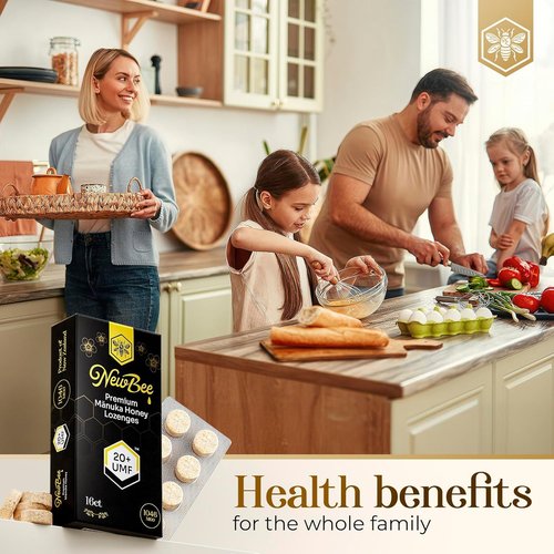 Manuka Health Manuka Honey Lozenges - UMF 20+ & MGO 1046 | 16 Count, Monofloral, Traceable Quality