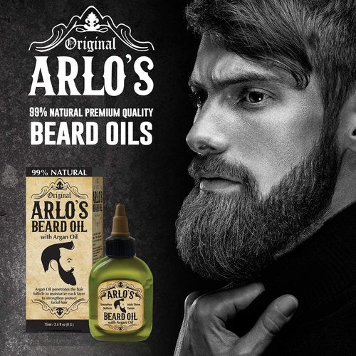 Arlo's Beard Oil - Nourishing Tea Tree Oil Formula | 2.5 Ounce Size for Healthy Beards