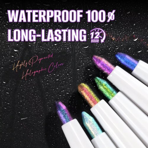 CHARMACY Chameleon Multichrome Eyeshadow Pencil - Waterproof, Long-Lasting Color Shifting Eyeliner & Shadow Stick (B03)
