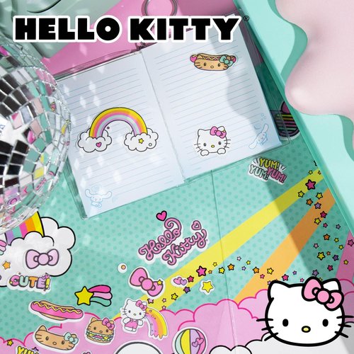 Hello Kitty Puffy Sticker Playset, Over 50 Reusable Stickers & Activity Book