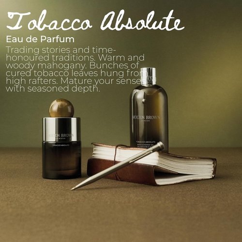 Molton Brown Tobacco Absolute Eau de Parfum - Luxurious Fragrance for Men | 3.4 oz