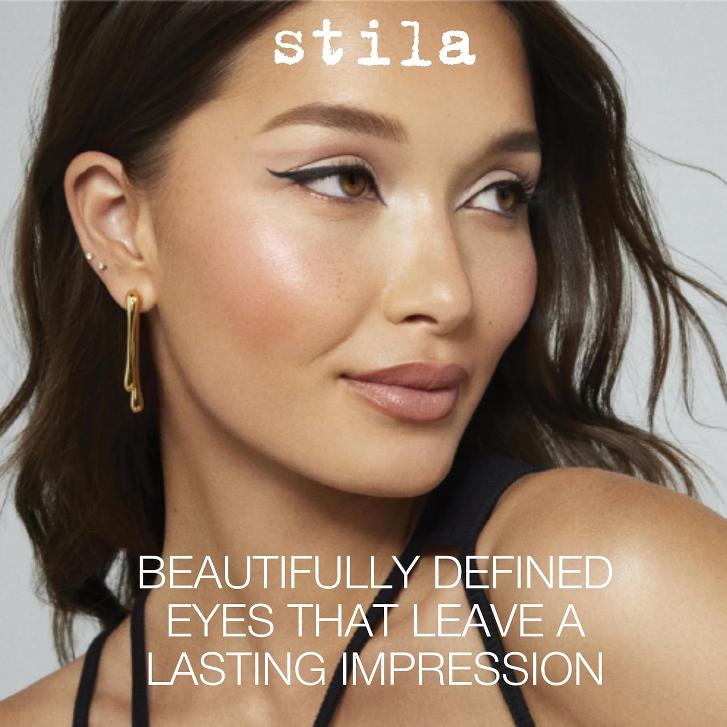 Stila Waterproof Liquid Eye Liner - Stay All Day Makeup with Fine Brush Tip | Smudge-Proof Satin Finish