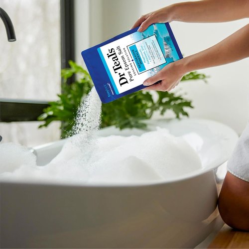 Dr Teal's Epsom Salt - Restorative Minerals with Magnesium, Potassium & Zinc - 3 lbs
