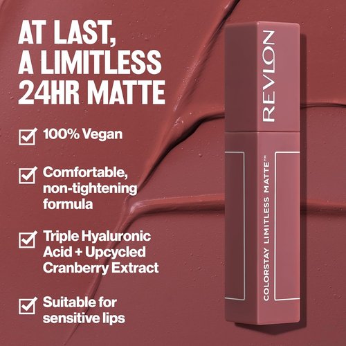 Revlon ColorStay Matte Liquid Lipstick - Vegan, Longwear, Waterproof Lip Color | 005 Strut, 0.17 fl oz