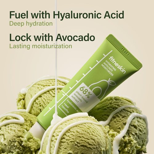 Regine Switzerland Hydrating Avocado Moisturizer - 1.7 Fl Oz | Avocado Water, Hyaluronic Acid & Vitamin B3 for Creamy Hydration