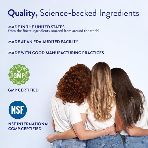 Routine Wellness Hair Growth Supplement – CLINICALLY Tested Thicker, Fuller-Looking Hair Support with Biotin & Key Nutrients, Vegetarian & Gluten-Free Vitamins - 1 Bottle, 30 Day Supply