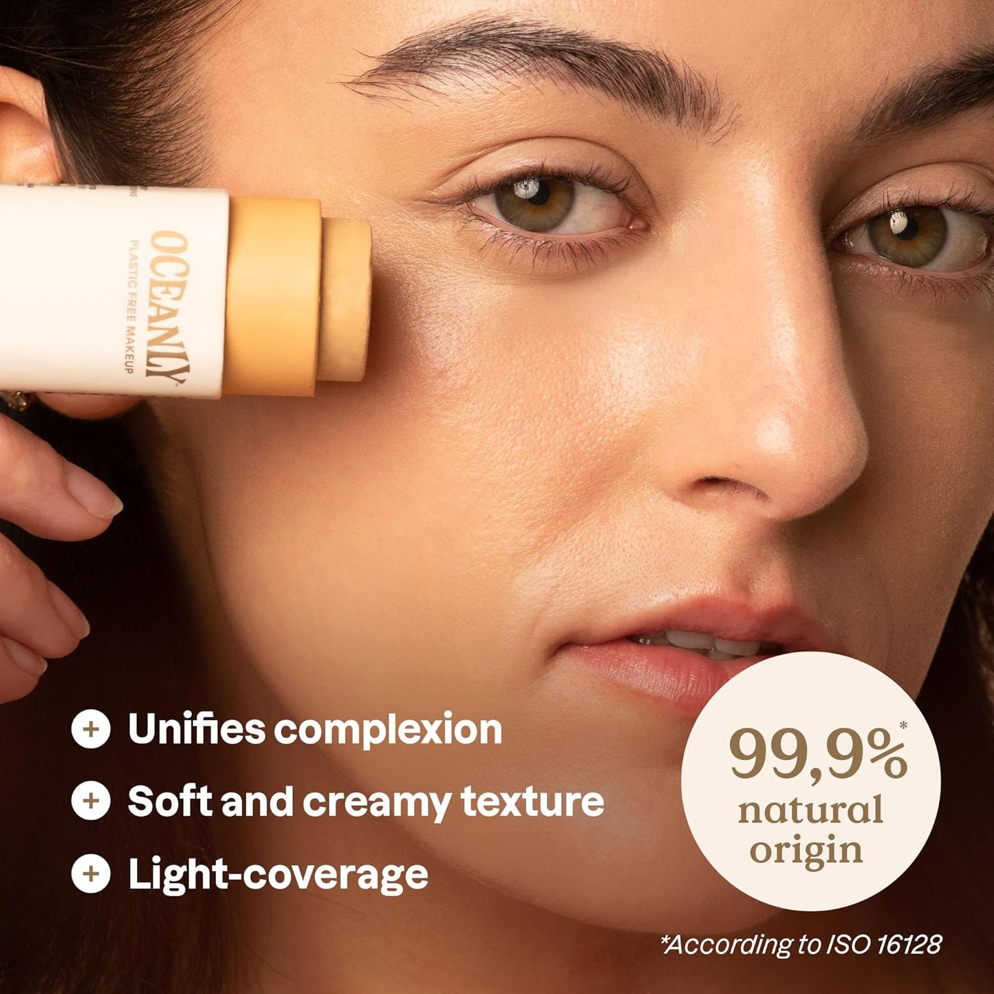 ATTITUDE Oceanly Tinted Oil Stick - Light Coverage, EWG Verified, Vegan & Cruelty-Free, Dune, 0.42 oz
