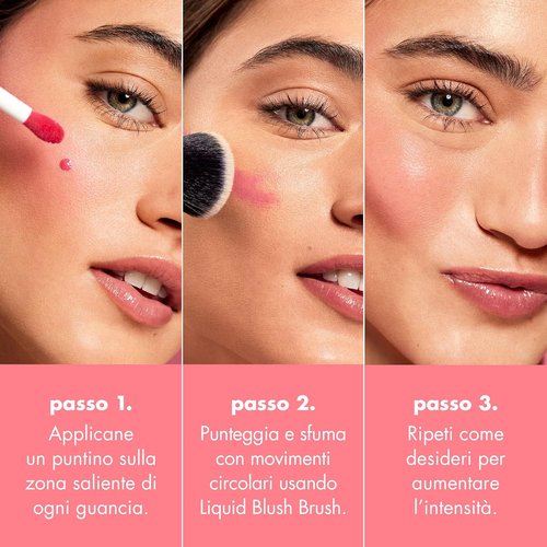 e.l.f. Camo Liquid Blush - Long-Lasting High-Pigment Color for a Soft Dewy Finish | Vegan Dusty Rosé