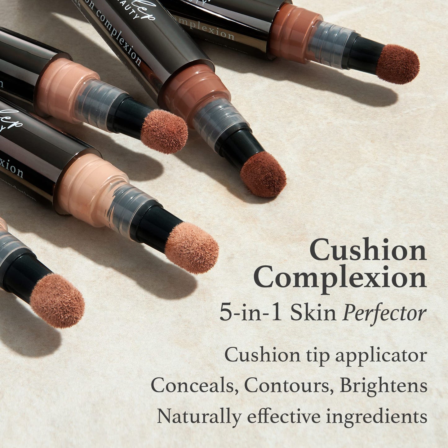 Julep Cushion Complexion Concealer & Corrector Stick - 100 Alabaster - Infused with Turmeric & Hyaluronic Acid - Medium Coverage - Natural Finish