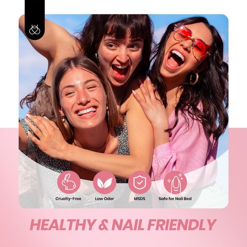 Beetles Nude Gel Nail Polish Set - 6 Colors Nude Pink Brown Neutral Jelly Gel Polish Kit Sheer Translucent Effect Soak Off UV Nail Art Design Drunken Rose Collection Manicure Gift for Women