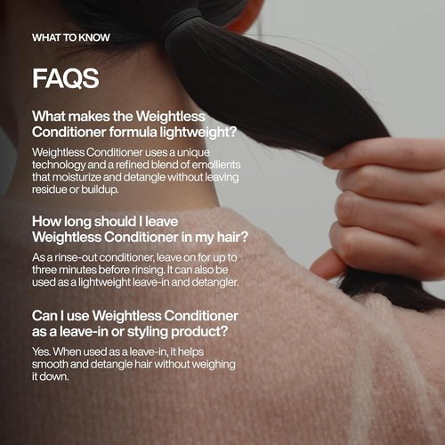 Harklinikken Weightless Conditioner - Nourishes, Detangles & Boosts Volume - Versatile Leave-In or Rinse-Out Formula