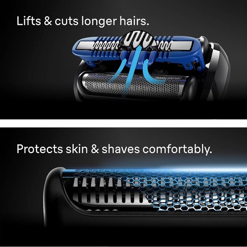 Braun Electric Razor for Men Series 6 - Precision Trimmer & Extra Shaver Head | Travel Case Included
