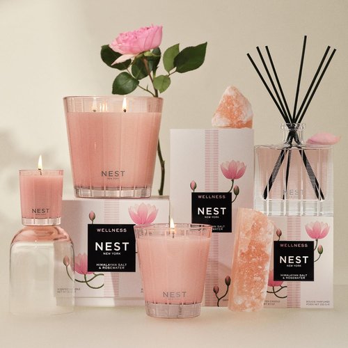 NEST New York Liquid Soap - Himalayan Salt & Rosewater, Nourishing Formula - 10 fl oz, Gluten Free & Cruelty Free