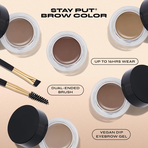 Milani Stay Put Brow Color - Vegan Brunette Eyebrow Filler | 0.09 Ounce, Cruelty-Free Formula