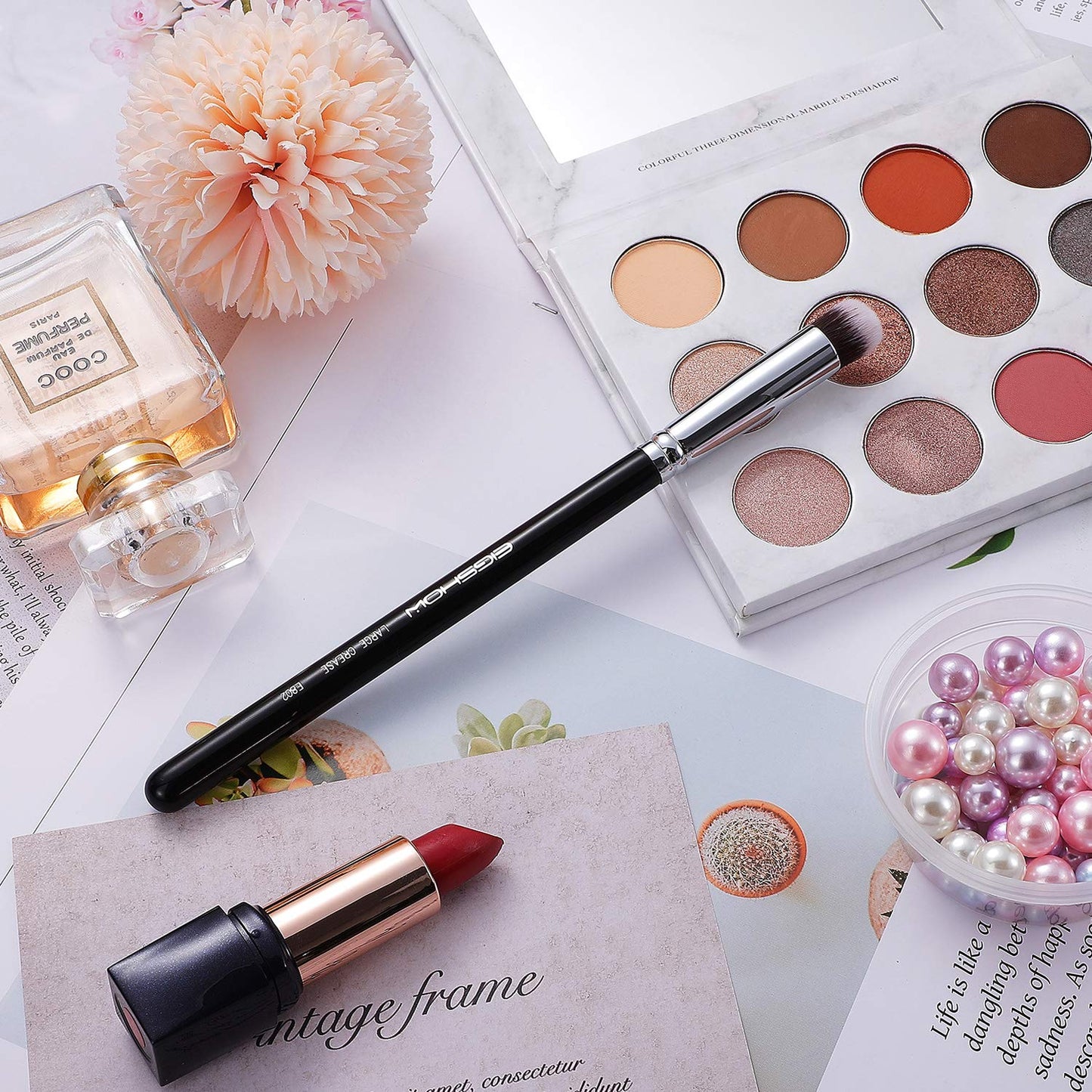 Crease Eyeshadow Brush, EIGSHOW Precision Eye Shadow Blending Brushes for Base Application Smudging Defining, Soft, Dense Bristles (E802)