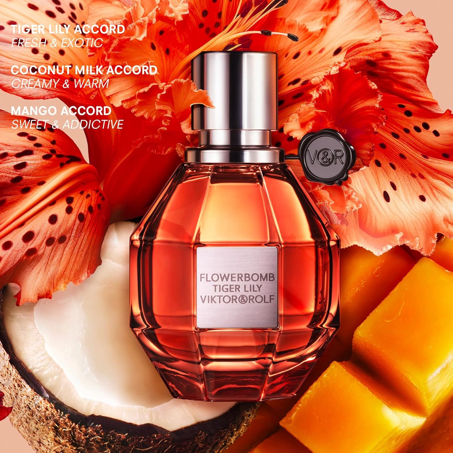 Viktor&Rolf - Tiger Lily Eau de Parfum - Floral, Ambery Women's Perfume - Coconut & Mango Notes