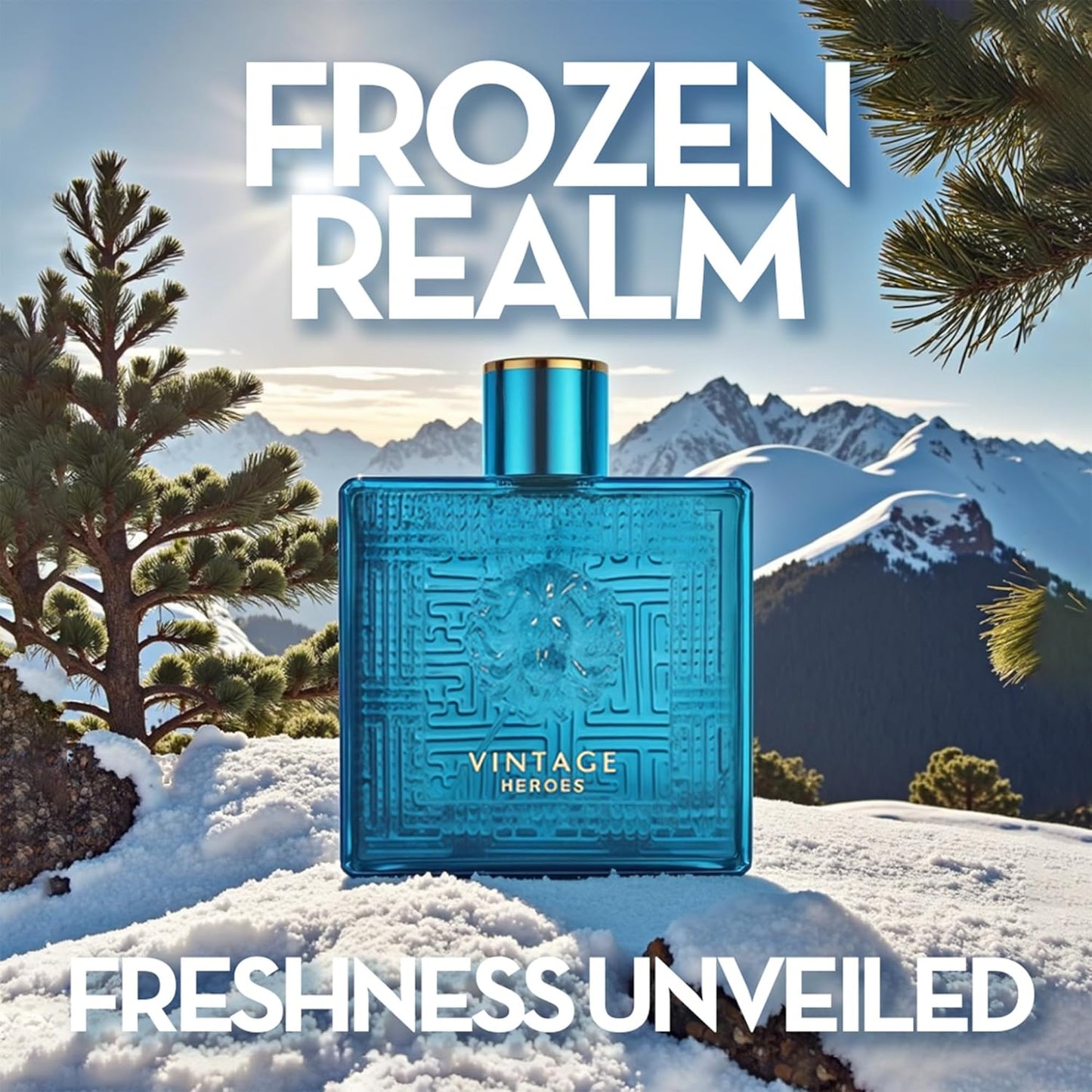 Valiant Men Cologne Gift Set - Luxury Fragrance Collection in Premium Presentation Box | Perfect Valentine's Day Gift for Him | 4 x 3.4 FL oz
