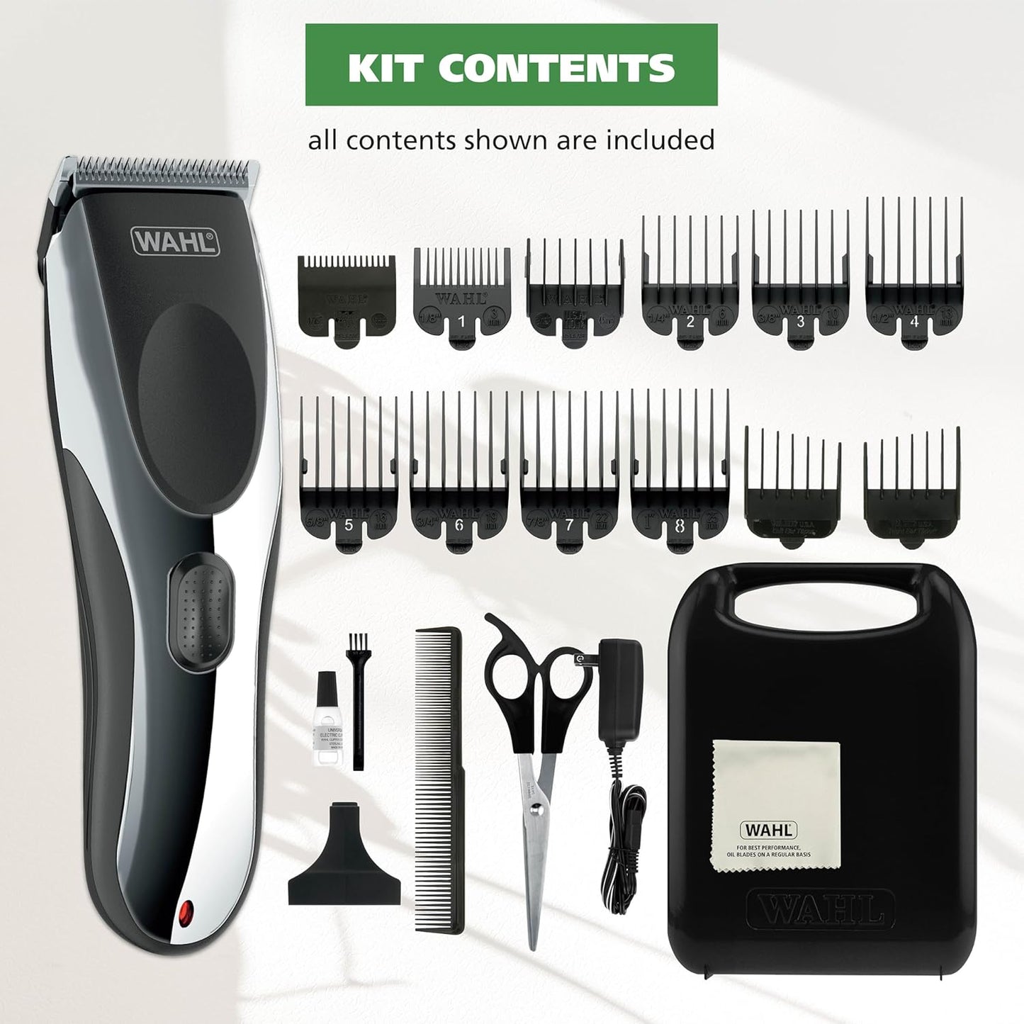 Wahl Clipper Rechargeable Haircutting & Trimming Kit - Cord/Cordless for All Grooming Needs | Model 79434