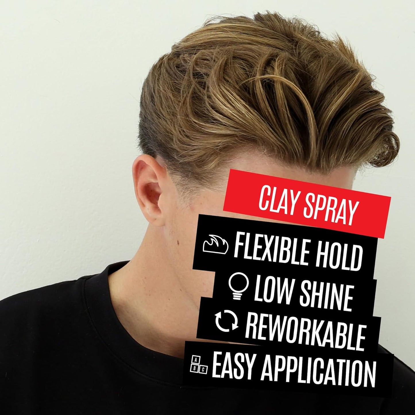 Uppercut Deluxe Clay Spray for Men - 5.0 oz Texturizing Volume Spray for Medium to Long Hair