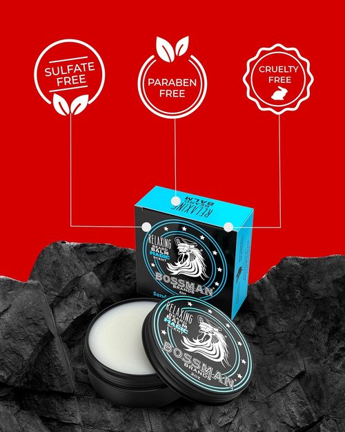 Bossman Relaxing Beard Balm | Magic Scent for Taming, Softening & Thickening - Ultimate Beard Care Made in USA