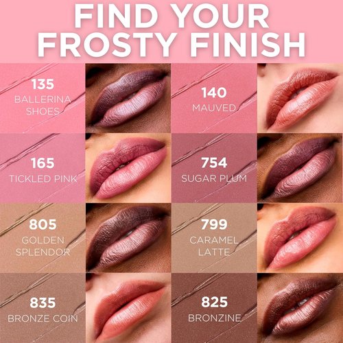 L'Oreal Paris Colour Riche Lipstick - Creamy Hydrating Formula with Argan Oil & Vitamin E | Ballerina Shoes, 1 Count