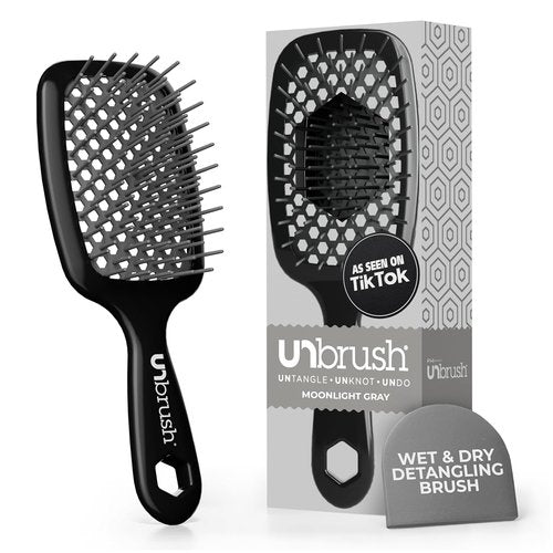FHI Heat UNbrush Detangling Brush - Pain-Free Brushing for All Hair Types | Durable DuoFlex Bristles