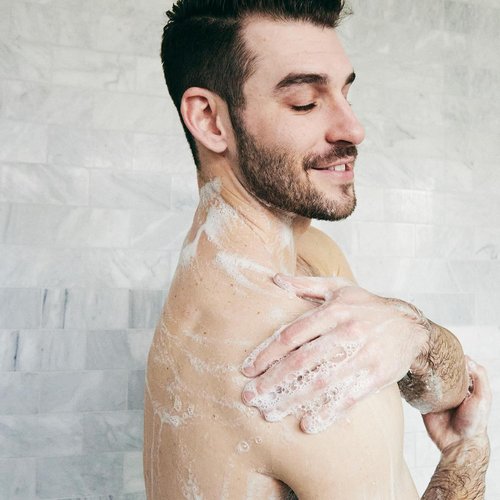 Brickell Men's Invigorating Body Wash - Natural Deep Cleaning Shower Gel with Aloe & Jojoba Oil | 16 Oz Lemon Lime