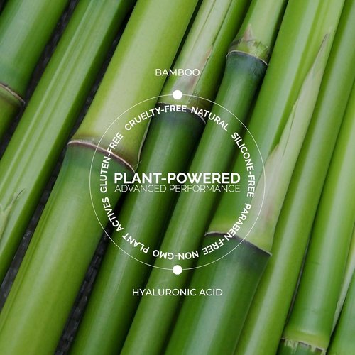 Fitglow Beauty Bamboo Hyaluronic Loose Setting Powder - Translucent Vegan & Organic | Weightless Finish | Pore Blurring | 0.32 oz / 9g