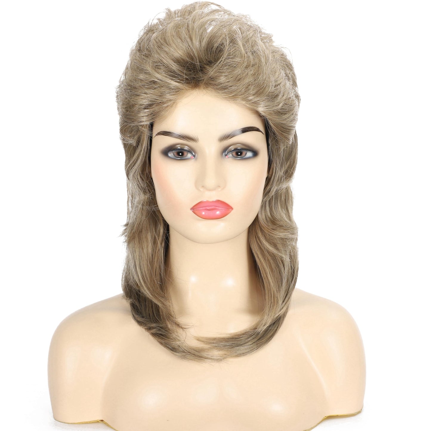 Daiaces Mullet Wigs for Women 80s Rocker Wig Costumes Fancy Party Cosplay Halloween Wig