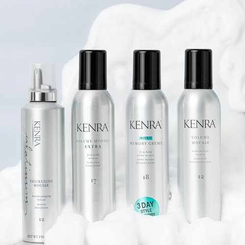 Kenra Platinum Thickening Mousse 12 - Volumizing Styler for Fullness & Body | Humidity & Thermal Protection