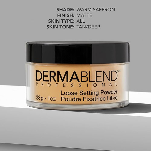 Dermablend Loose Setting Powder - Lightweight Face Makeup & Finishing Powder for All Skin Tones