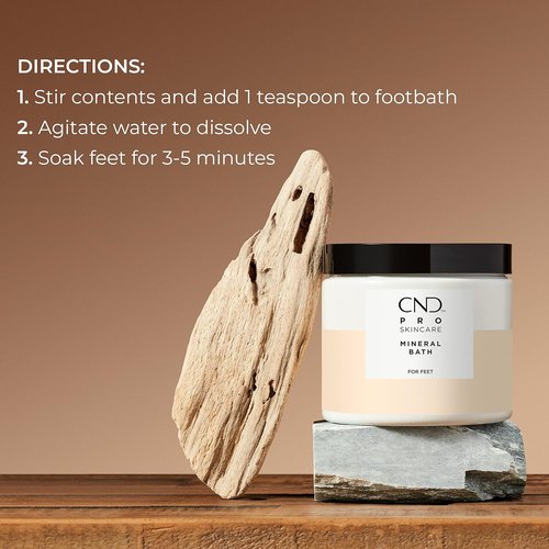 CND Pro Skincare | Exfoliating Sea Salt Scrub for Feet - Advanced Callus Remover & Hydration Treatment | Vegan Formula