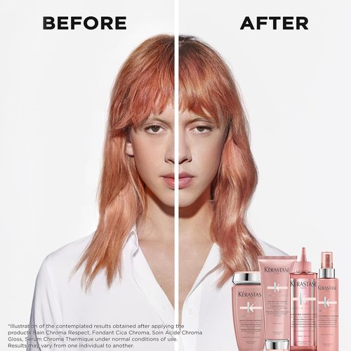 Kerastase Chroma Absolu Hair Serum - Moisturizing Anti-Frizz & Heat Protection for Color-Treated Hair