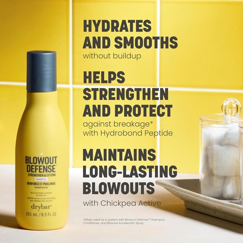 Drybar Blowout Defense Shampoo - Strengthen & Extend Your Hair for Long-Lasting Styles