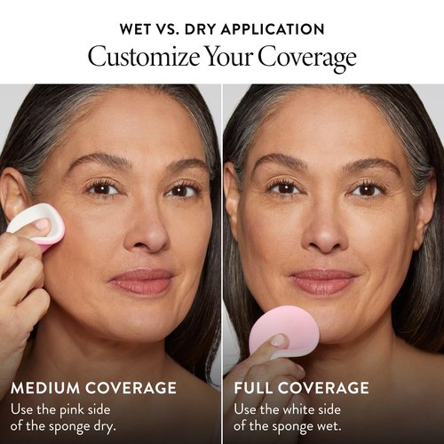 LAURA GELLER NEW YORK Baked Double Take Powder Foundation - Medium - Buildable Medium to Full Coverage - Matte Finish