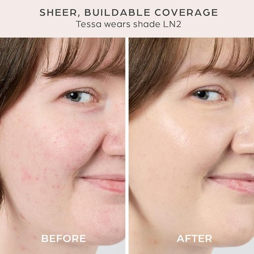 PÜR MINERALS Tinted Sunscreen - 4-in-1 SPF 50 Mineral Protection for Face | Lightweight Moisturizer & Foundation