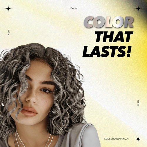 Got2b Metallics Hair Color - M72 Dusty Silver | Long-Lasting Vibrant Shade