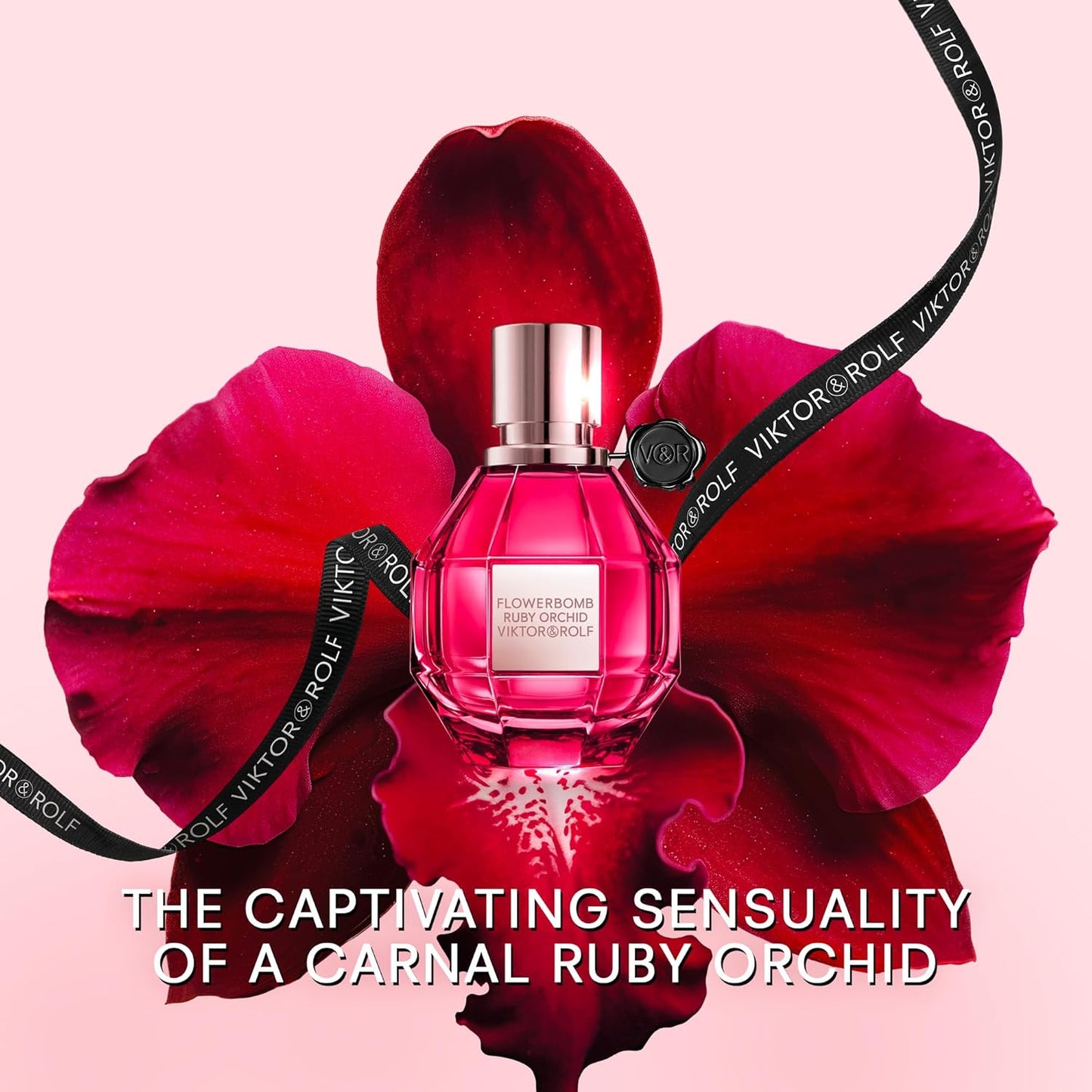 Viktor&Rolf - Flowerbomb Ruby Orchid Eau de Parfum - Floral & Fruity Women's Fragrance - Vanilla & Peach Notes