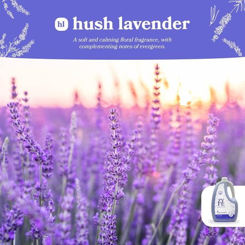 Hush Lavender Liquid Hand Soap Refill - Non-Toxic, Plant-Derived & Vitamin Infused - 64oz Kitchen & Bathroom Essentials